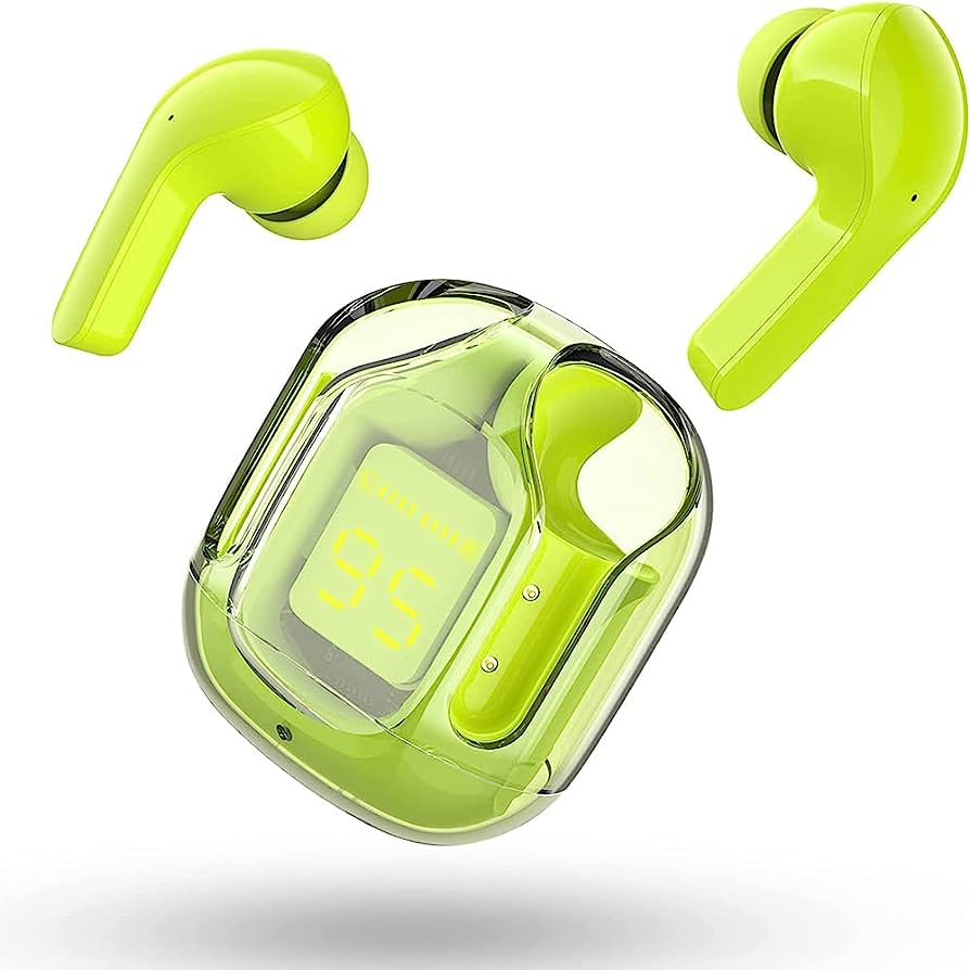 Air 31 Tws Original With Big Packing Transparent Earbuds Bluetooth 5.3v Green