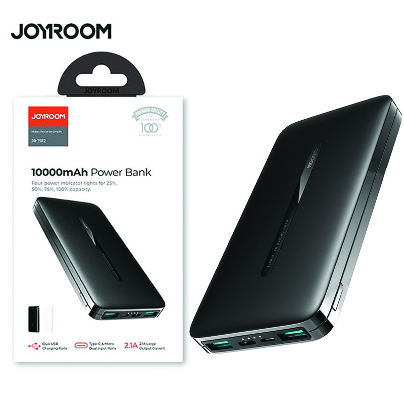 Joyroom Jr-T012 Power Bank 10000MAH Finished Machine Music Hall Top Star Mobile Black