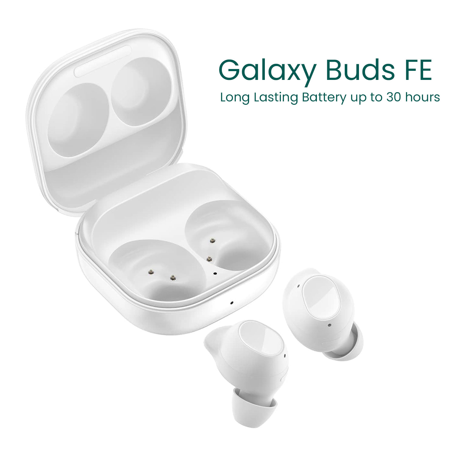 New Samsung Galaxy Buds Fe True Wireless Bluetooth Earbuds Sm-r400n White